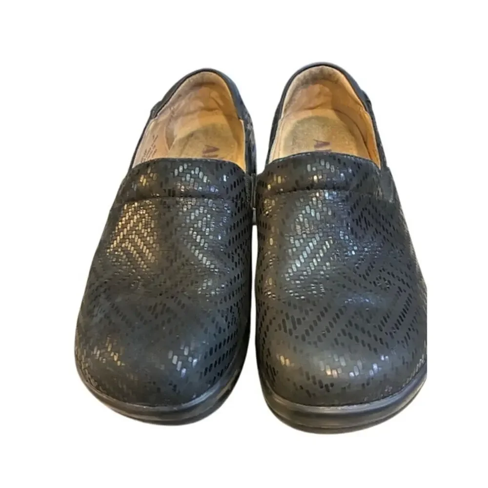 Alegria Kel-530 Keli Dazzler Slip On Comfort Shoes Black Women Sz 36 US 6
